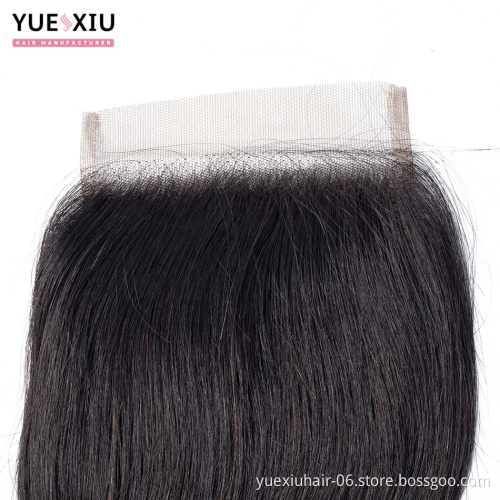Wholesale Brazilian Body Wave Hair Closure,Virgin Human Hair Bundles With 4X4 Silk Base Lace Closure Free Part
